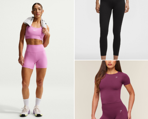 gym clothes🎽🤸🏼 cover photo collage