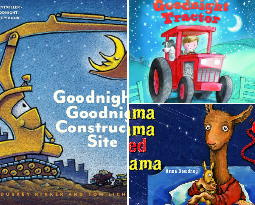 Kids books we read again and again and again cover photo collage