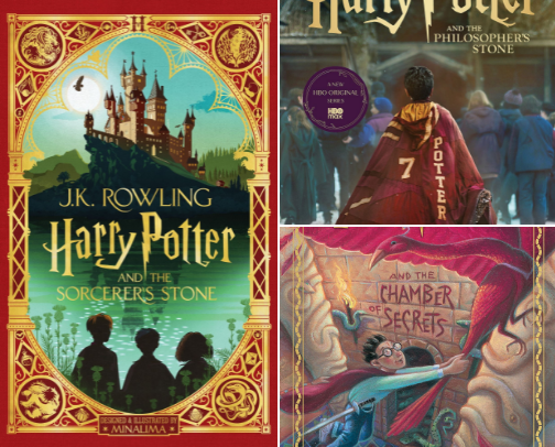Harry Potter and the Sorcerer's Stone: MinaLima Edition (Harry Potter Series cover photo collage