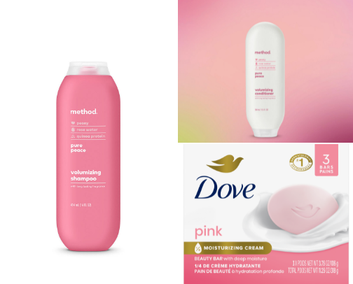 My Go To Shower Products cover photo collage