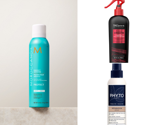 My Top Reco for Best Heat Protectants & Serums to Keep Hair Healthy While Styling cover photo collage