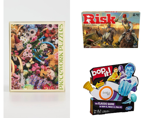 Puzzles and Games cover photo collage