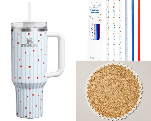Red, White and Blue cover photo collage