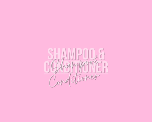 Shampoos &Conditioners cover photo collage