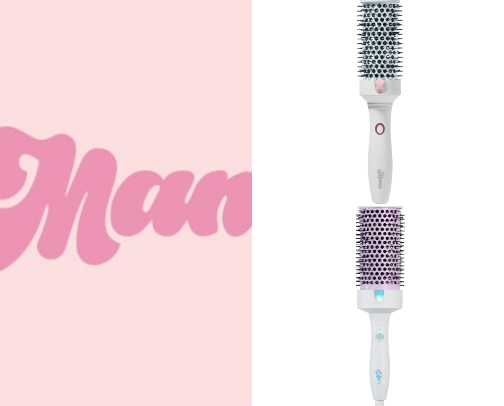 Hair styling tools and hair care essentials cover photo collage