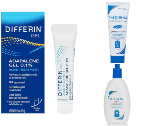 Must haves for hormonal acne cover photo collage