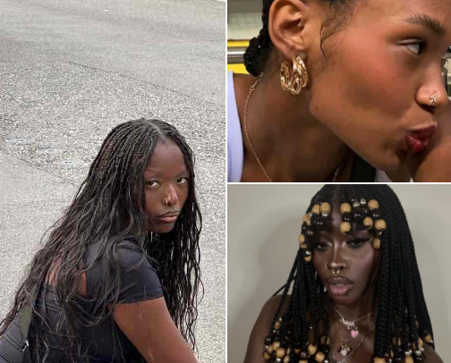 Black girl hairstyles cover photo collage