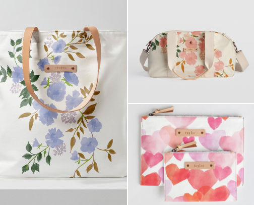The Personalized Bags & Pouches Collection cover photo collage