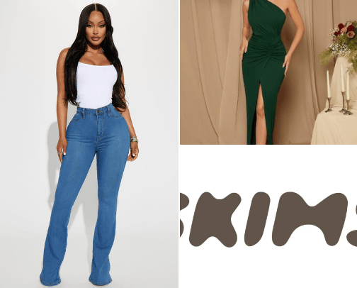 Clothing stores and more. cover photo collage