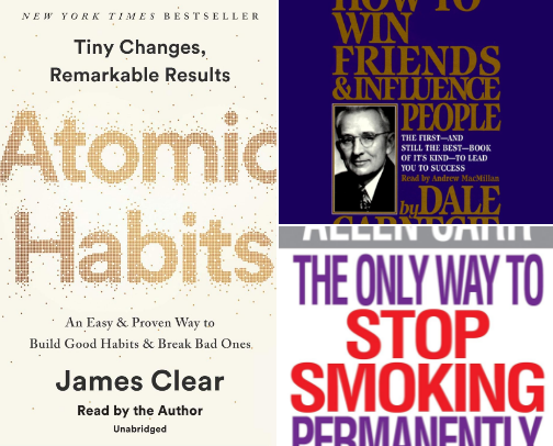 Best books for improvement cover photo collage