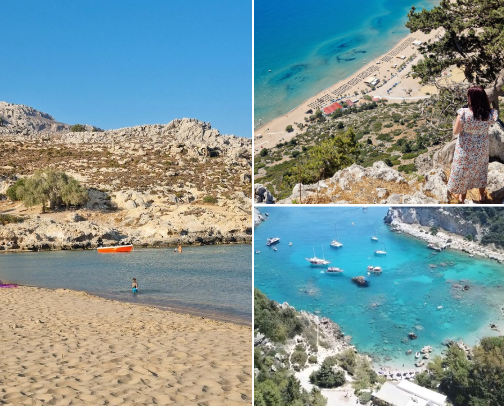 Best Beaches in Rhodes (Local Picks) cover photo collage