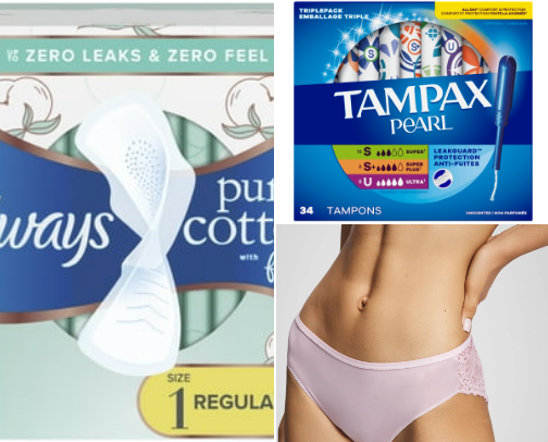 Emergency bags for the girls 👛 cover photo collage