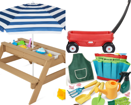 outside play for kids! cover photo collage