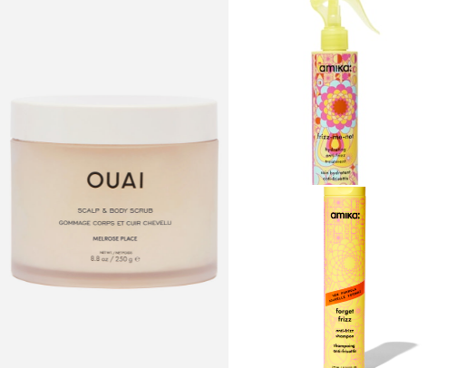 Hair products for frizzy, dry hair & scalp cover photo collage