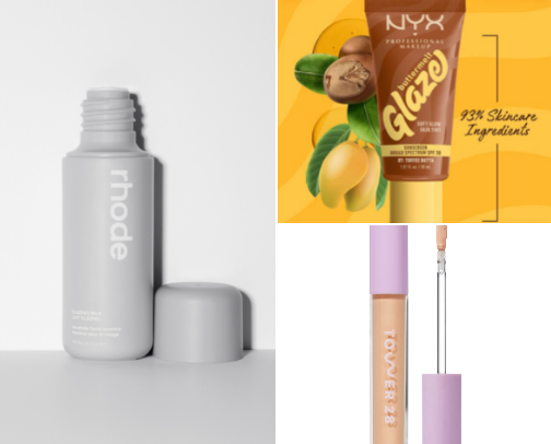 Acne safe makeup💆🏼‍♀️☀️ cover photo collage