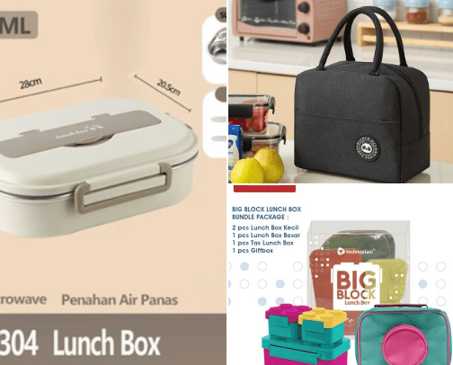 Tas dan Kotak Bekal Serbaguna untuk Segala Aktivitas cover photo collage