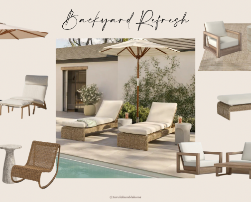 Backyard Refresh: Warm Minimal Outdoor Living cover photo collage