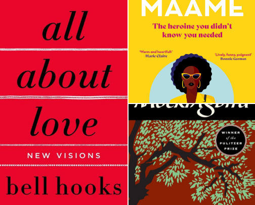 My calm in the chaos; My favorite book recs cover photo collage