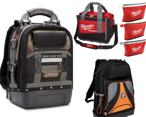 Best tool bags for electricians and construction cover photo collage