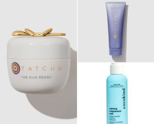 All the best skincare products for hydrating, blurring and anti-aging cover photo collage