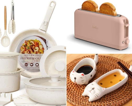 Essential items to help make up your kitchen 👩‍🍳 cover photo collage