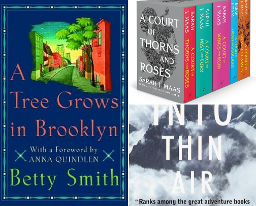 My favorite book recs cover photo collage