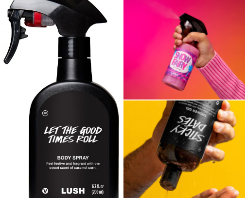 Lush products that I love and you should too <3 🧚🧁⭐️🫶🏼 cover photo collage
