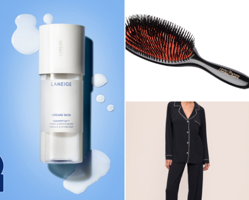 ideal relaxation evening: everything shower, pjs, and more cover photo collage