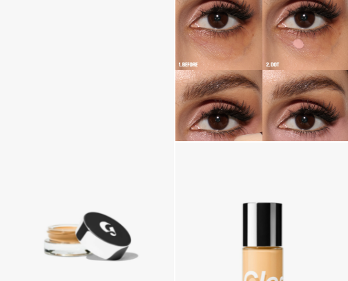 My makeup go to cover photo collage