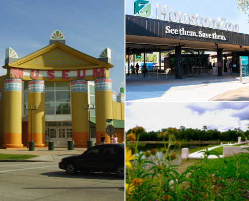 Low Cost Fun Activities for Families in Houston cover photo collage