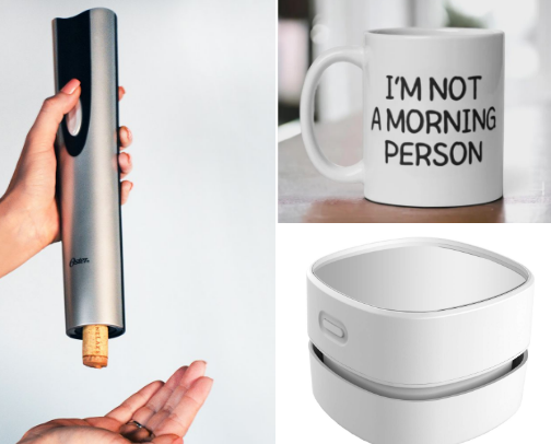 Products That Make Great White Elephant Gifts cover photo collage