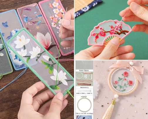 Cutest Embroidery Kits 🌺 cover photo collage