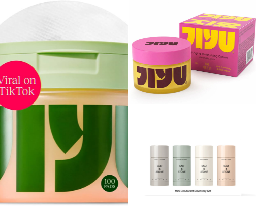 My favorite skin care products cover photo collage