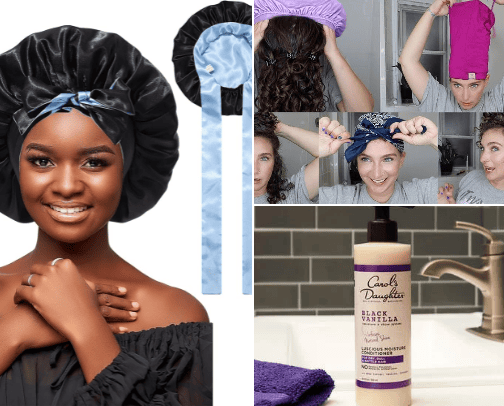 for amazing curls cover photo collage