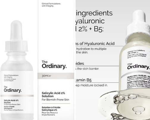 My fav skincare items for dry+acne prone skin cover photo collage