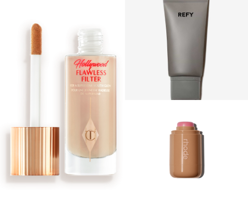 Clean Girl Makeup Products🎀🤍 cover photo collage