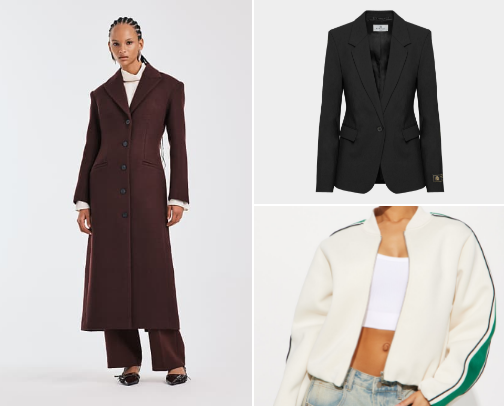 Outerwear cover photo collage