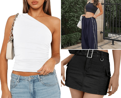 Clothing cover photo collage