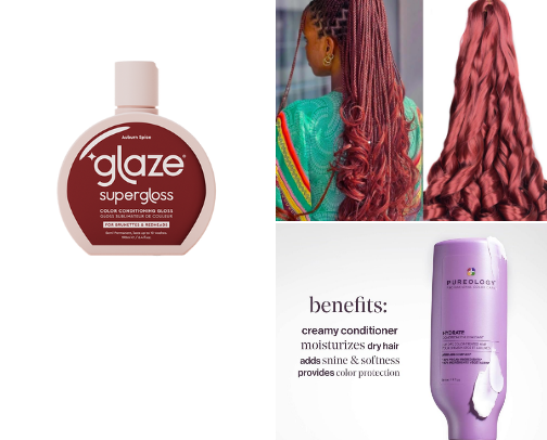 Guide for Colored Hair cover photo collage