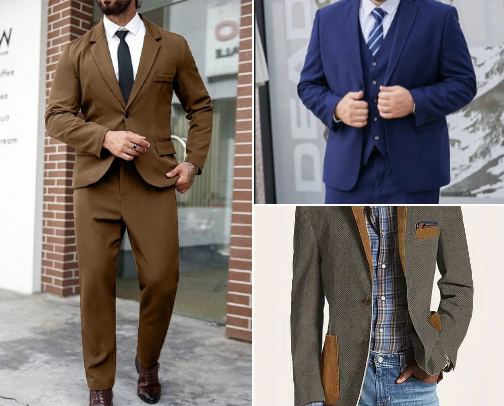 Plus-Size Suits for Men Who Own the Room cover photo collage