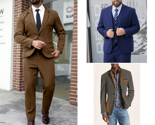 👔 Plus-Size Suits for Men Who Own the Room cover photo collage
