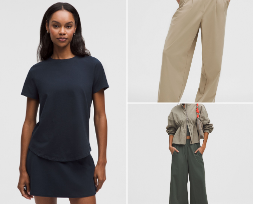 Lululemon's collection that I admired 🥰 cover photo collage