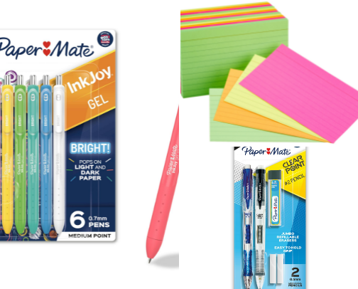 School supplies list cover photo collage