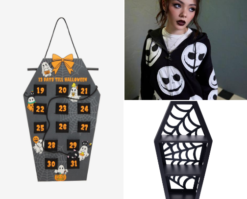 Halloween Merch cover photo collage