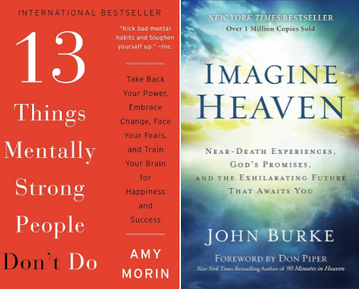 Helpful and inspiring books cover photo collage
