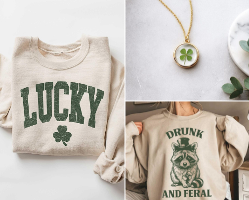 St. Patrick's Day Finds! Etsy Edition! cover photo collage
