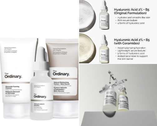 The ordinary skincare 💫 cover photo collage