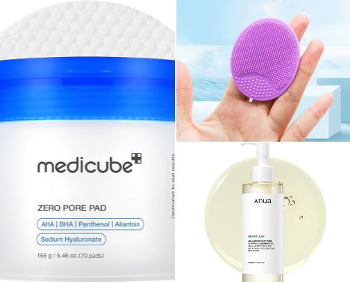 SKINCARE! 🫧🩵🧖🏻‍♀️ cover photo collage