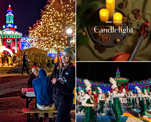 DENVER CHRISTMAS: Everything to eat and see! cover photo collage