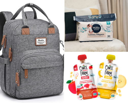 Diaper Bag Essentials ✨ cover photo collage